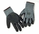 90g Black Latex Palm Coated Gloves w. HangTag (120 Pair/ctn)
