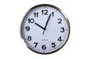 12" Stainless Steel Wall Clock (6 pcs/ctn)