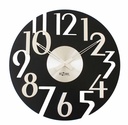 16" Black Decor Plastic Wall Clock (6 pcs/ctn)