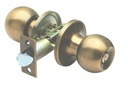 Stainless Steel Door Knob and Brass Lock Set (12 sets/ctn)