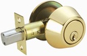 Golden Stainless Steel Dead Lock and Key Set (12 sets/ctn)
