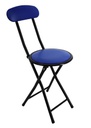 Blue Cushion Metal Folding Chair (10 pcs/ctn)