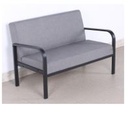 Gray Double Chair with Soft Cushion (1 pcs/ctn)