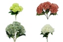 5 pc Hydrangea Bush Set, 19"(48cm) (36 sets/ctn)