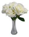 5 Head Rose Bush, 29cm L, dia 9cm (288 set/ctn)