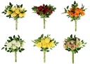 7 pc Golden Rose Bouquet (36 set/ctn)