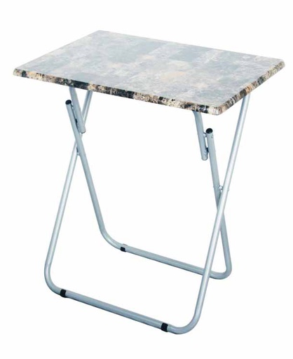 [FT2002M] Mahogany Folding Table with Silver Coated Legs (6 pcs/ctn)
