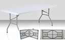 6ft x 30in Polyethylene Rectangle Folding Table (1 pcs/ctn)