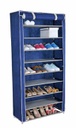 29"x12"x63" Blue PEVA Tall Roll Up Shoe Closet (6 pcs/ctn)