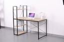 47.2"x25.2"x47.2" Computer Desk with Shelves (1 pcs/ctn)