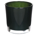 Dark Green Cylinder Glass Vase (6 pcs/ctn)