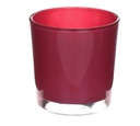 Dark Pink Cylinder Glass Vase (6 pcs/ctn)