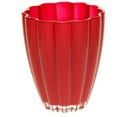 Wine Red Bloom Glass Vase (5 pcs/ctn)