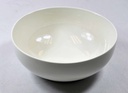 8" White Ceramic Shallow Bowl (24 pcs/ctn)