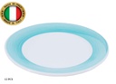 10.2" Blue Ceramic Italian Dinner Plate (12 pcs/ctn)
