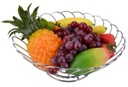 12" Chrome Plated Fruit Basket (12 pcs/ctn)