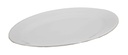14" White Ceramic Oval Plate (18 pcs/ctn)