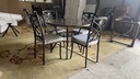 FT2600 40" Round Table w. 4 Chair Set (1set/2ctn)