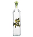 700ml Olive Pattern Glass Oil Bottle (12 pcs/ctn)