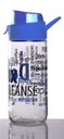 500ml Blue Sports Glass Bottle (24 pcs/ctn)