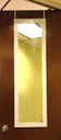12"x47" White Over-the-Door Mirror (6 pcs/ctn)