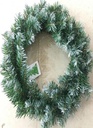 17.7" White Head Christmas Wreath (12 pcs/ctn)