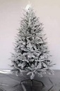 59" Spruce Flocked Hinged Christmas Tree (1 pcs/ctn)