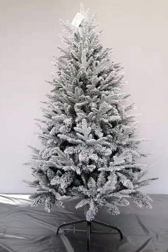 [HT6359] 59&quot; Spruce Flocked Hinged Christmas Tree (1 pcs/ctn)