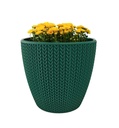 2.5LT Flower Pot, Green (30 pc/ctn)
