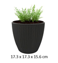 2.5LT Flower Pot, Grey (30 pc/ctn)