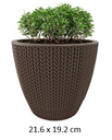 5LT Flower Pot, Brown (30 pc/ctn)