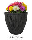 5LT Flower Pot, Grey (30 pc/ctn)