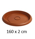 Tray for 3LT Flower Pot, Terra Cotta (10 pc/bag)