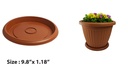 Tray for 11.5LT Flower Pot, Terra Cotta (10 pc/bag)