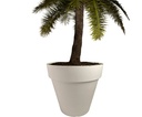 76LT Flower Pot, Beige (48 pc/bag)