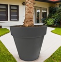 76LT Flower Pot, Grey (48 pc/bag)