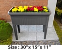 60LT Garden Raised Bed w. Detachable Legs (30 pc/ctn)