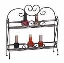 2-Tier Bronze Over-the-Door Nail Polish Rack (12 pcs/ctn)