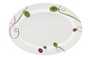 14" Oval Plate, 100% Melamine (36 pcs/ctn)