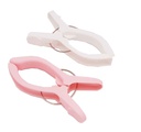 6" Large 2 pc Plastic Clip Set (36 pcs/ctn)