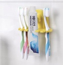 White Toothbrush Holder with Suction Cups (24 pcs/ctn)