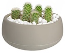 4.8LT Arrangement Flower Pot, Beige (10 pc/ctn)