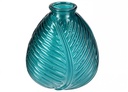 Petrol Glass Vase, H6.3"xD5.5",  16x14cm (12 pc/ctn)