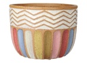 Multi Ceramics Flower Pot, H8.1"xD11",  20.7x28cm (2 pc/ctn)