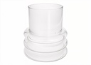 Clear Recycled glass Vase, H8.3"xD7.5",  21x19cm (4 pc/ctn)