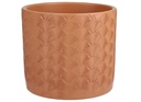 Toscany Ceramics Flower Pot, H4.8"xD5.3",  12.3x13.5cm (6 pc/ctn)