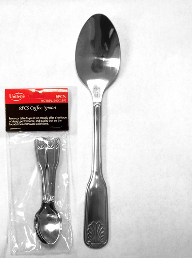 [20087] 18/0 Stainless Steel Coffee Spoon (300 pcs/ctn)