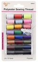 Sewing Thread and Threader, Mixed Color (288 pcs/ctn)