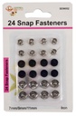 24 pc Snap Fasteners Set, Mixed Sizes (288 pcs/ctn)