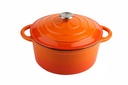 Enamel Cast Iron Casserole, 5qt, 10" (2 pc/ctn)